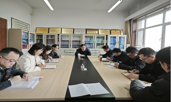 科研处党支部召开第一季度党员大会