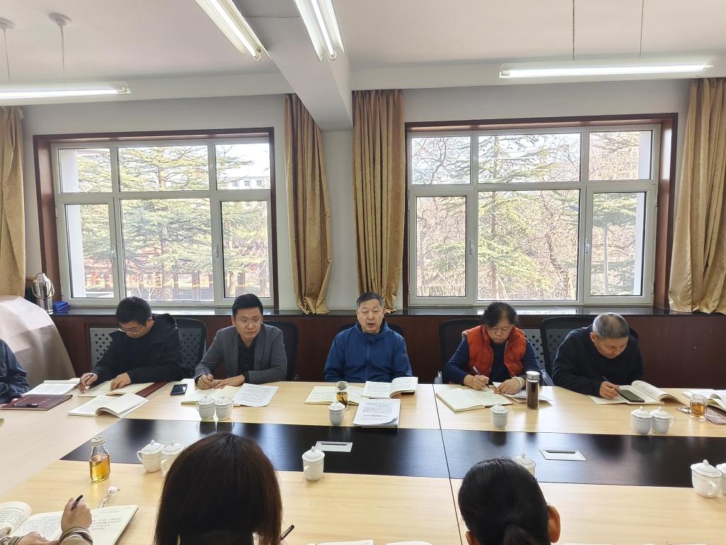 计划财务处党支部部署开展树立和践行正确政绩观学习教育工作