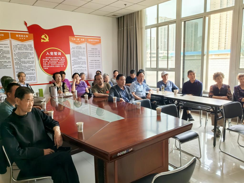 老干部处组织收看全省离退休干部党纪学习教育专题报告会