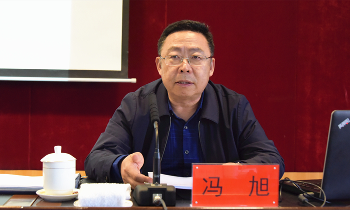 省发改委副主任冯旭来校院作报告