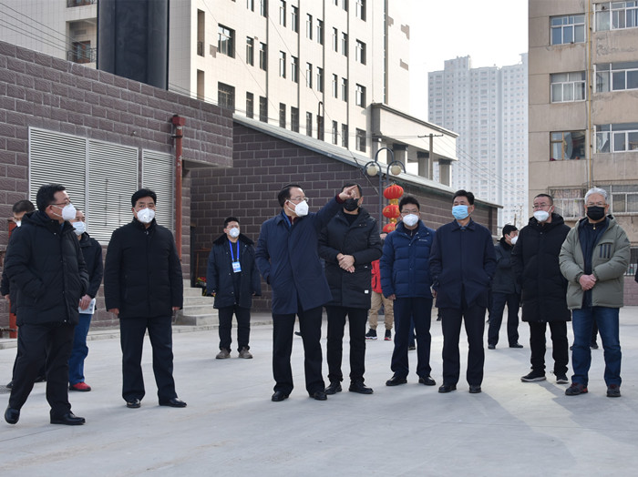 常务副校（院）长刘进军督导检查雁滩校区新型冠状病毒防控工作